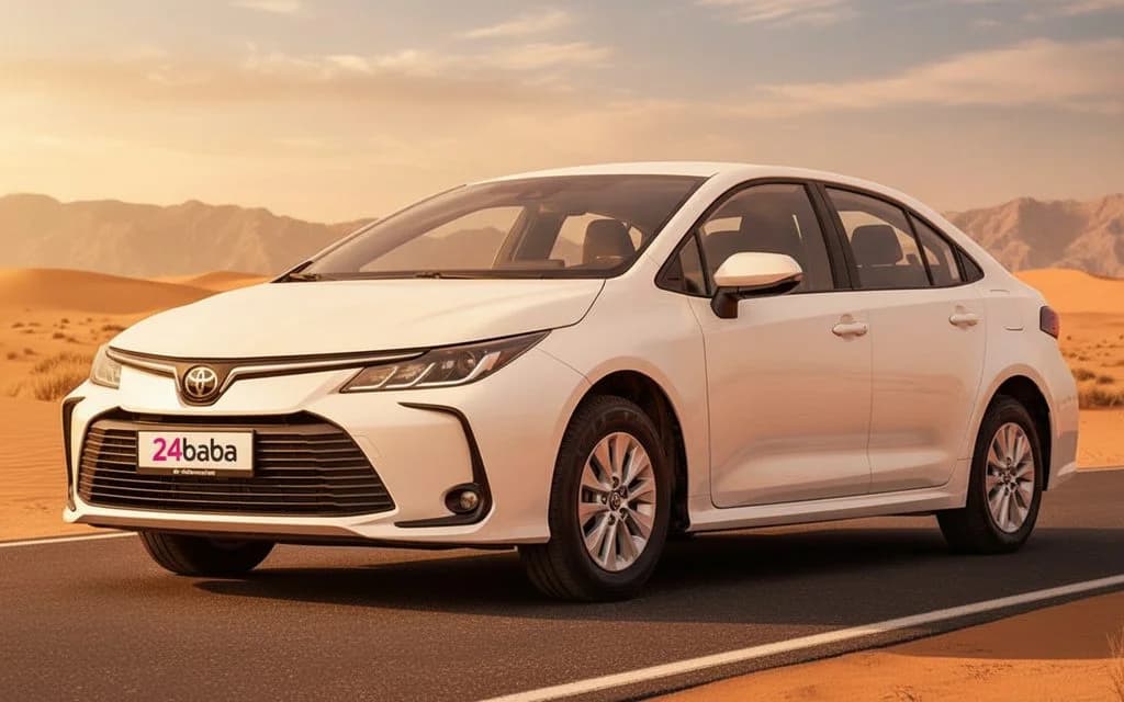 Rent Toyota Corolla 2022 Black in Dubai
