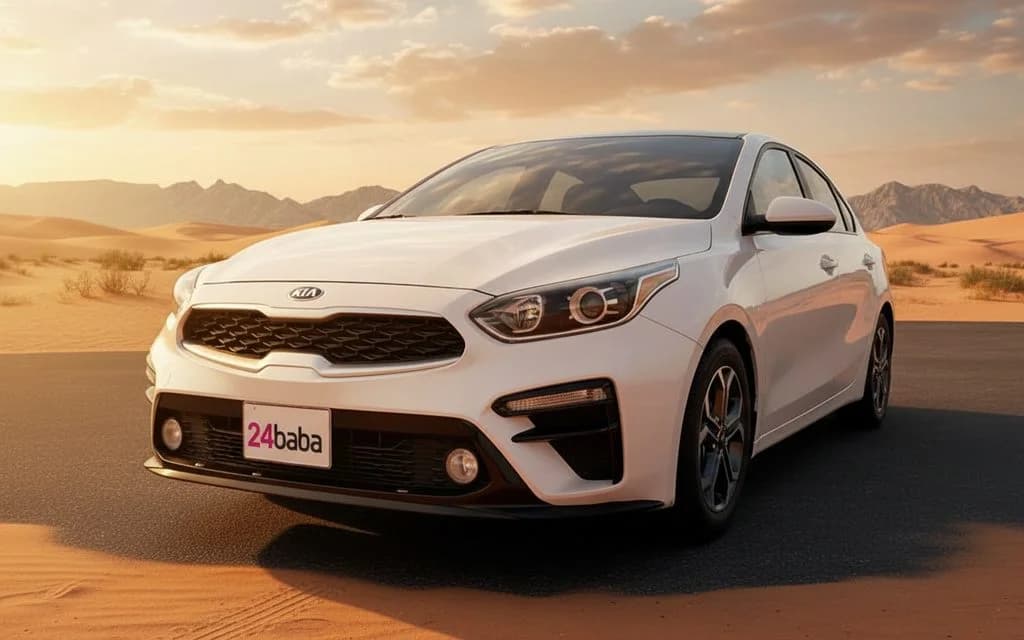 Hire Kia Forte 2021 White in Dubai