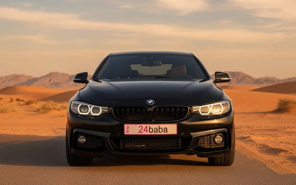 Bmw 430 2025 Black rental in Dubai