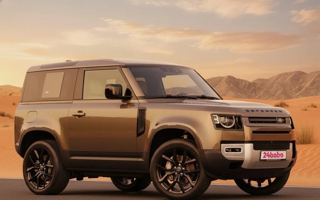LandRover Defender 2022 Brown side profile