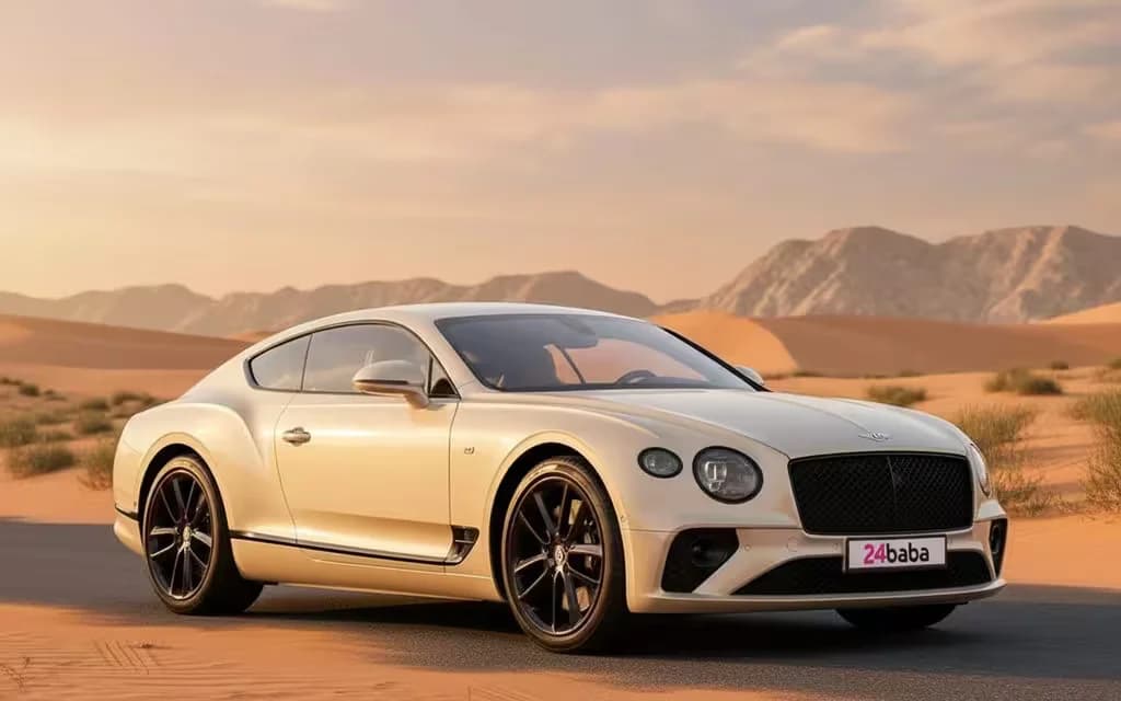 Bentley ContinentalGt Gtc 2025 White cover image – rental in Dubai