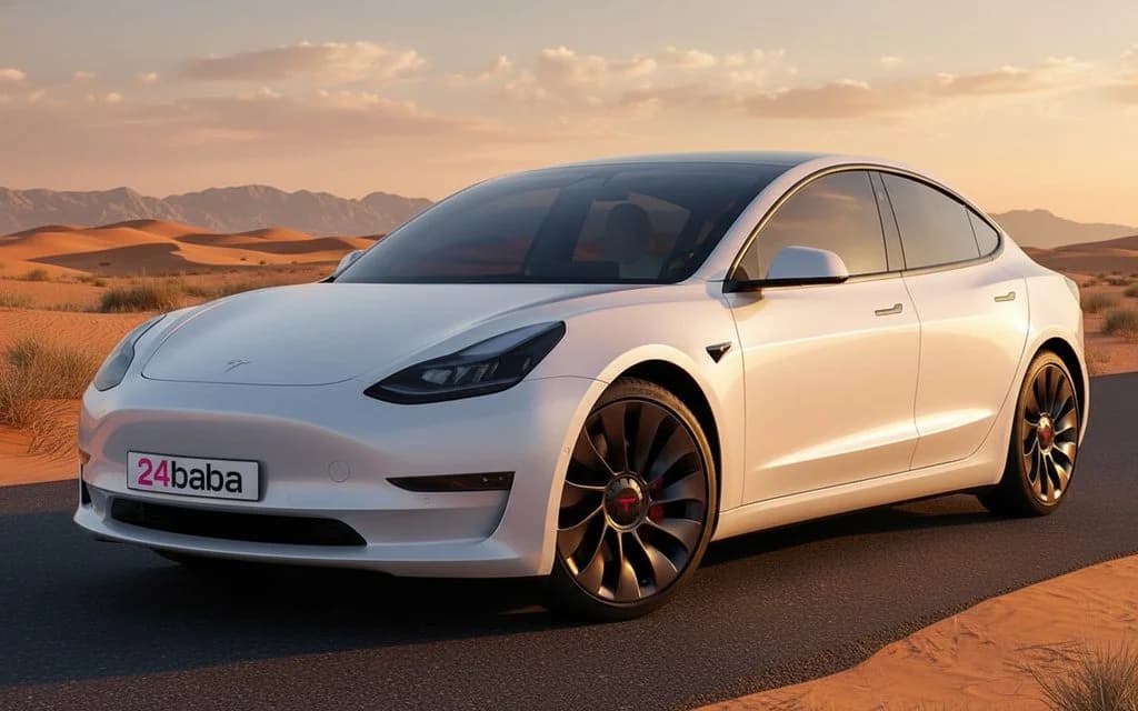 Tesla Model3 2023 White cover image – rental in Dubai