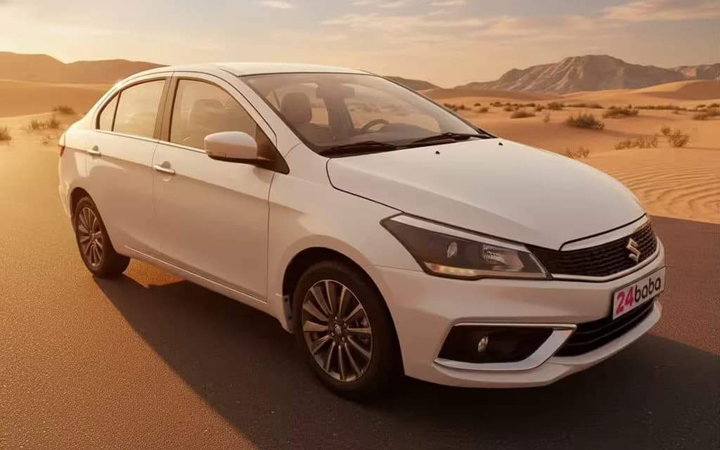 Suzuki Ciaz 2025 White cover image – rental in Dubai