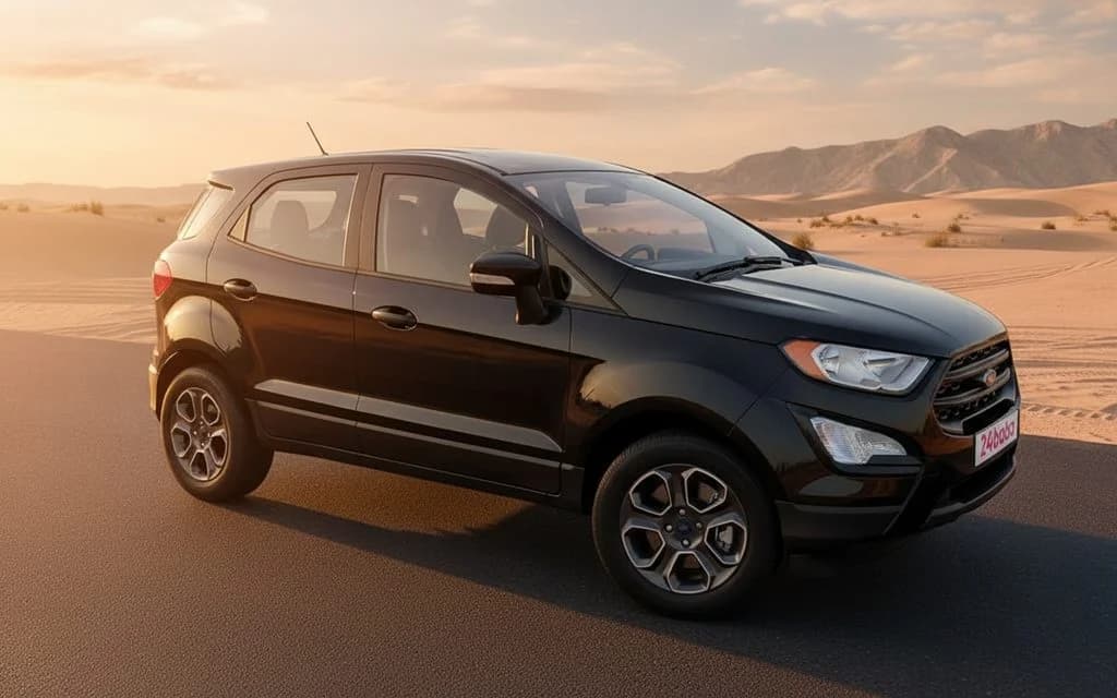 Ford Escape 2021 Grey side profile – rental in Dubai