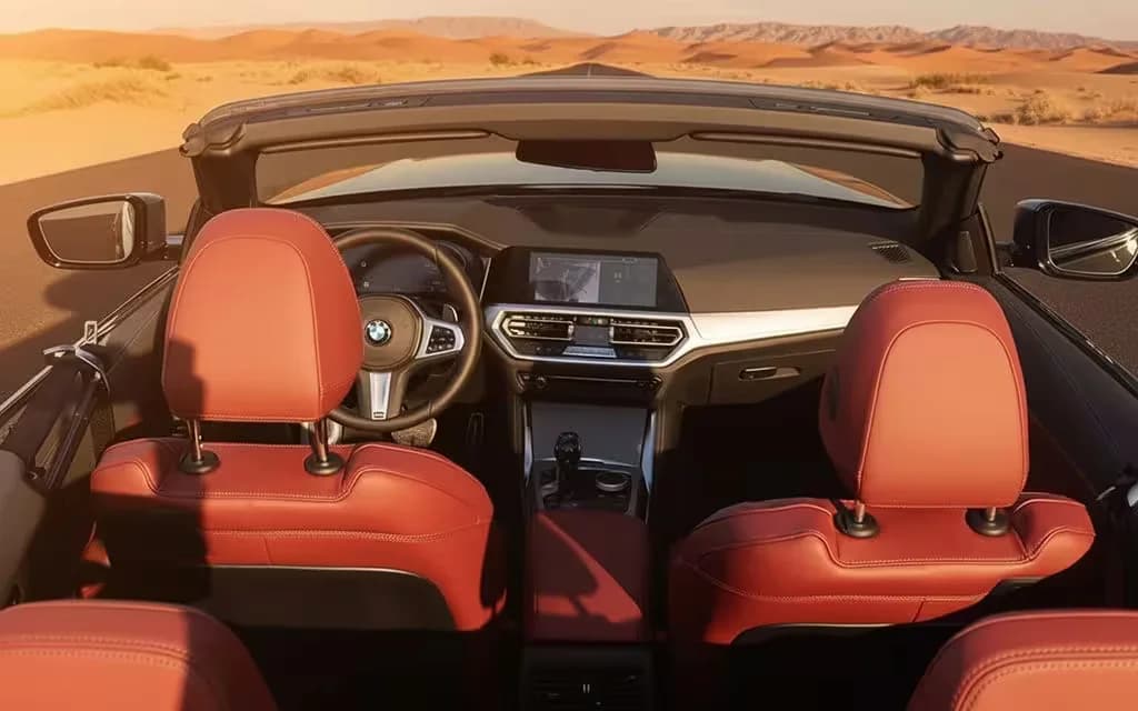 Bmw 420 2022 leather seats and cabin – rental in Dubai