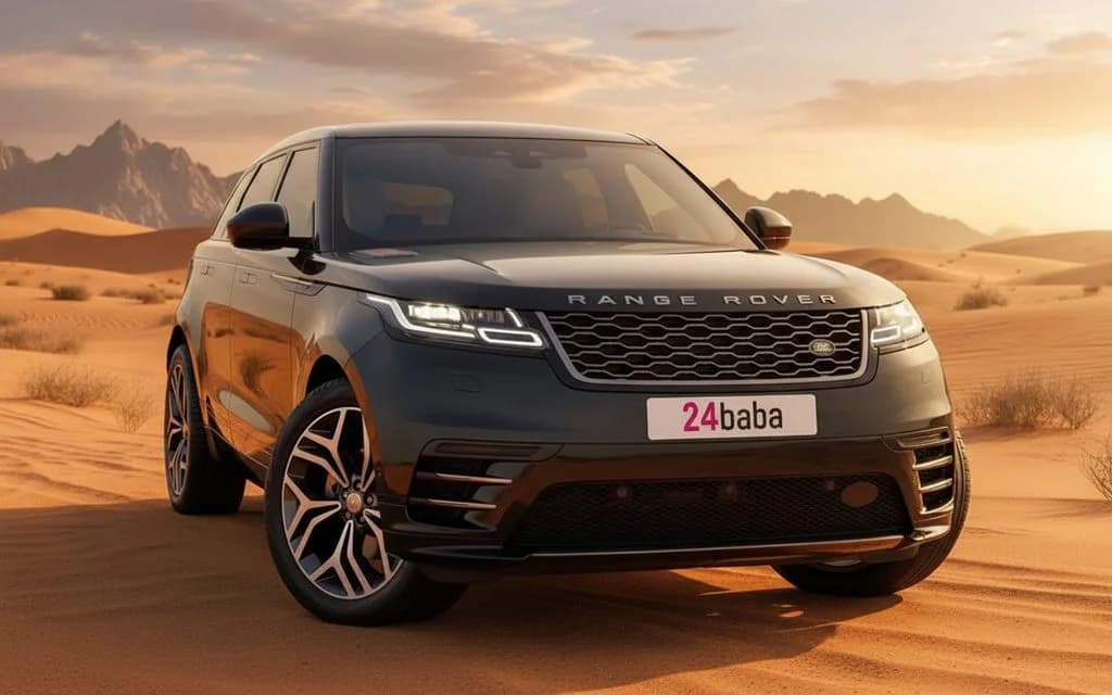 LandRover RangeRoverVelar 2022 Black cover image – rental in Dubai