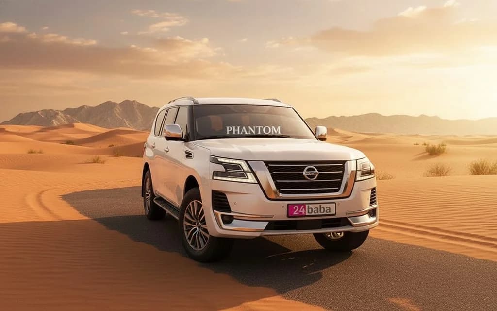 Nissan Patrol 2020 White cover image – rental in Dubai