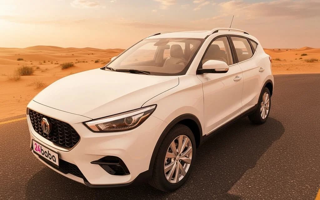Mg Zs 2024 White cover image – rental in Dubai