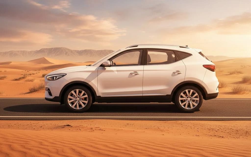 Mg Zs 2022 White cover image – rental in Dubai