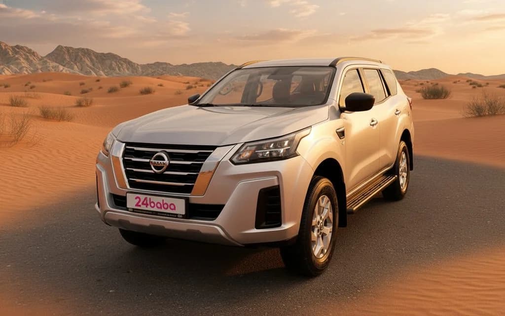 Nissan X Terra 2022 Silver cover image – rental in Dubai