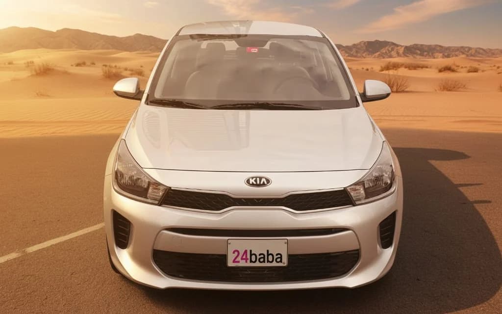 Kia Rio 2020 Silver - rental in Dubai