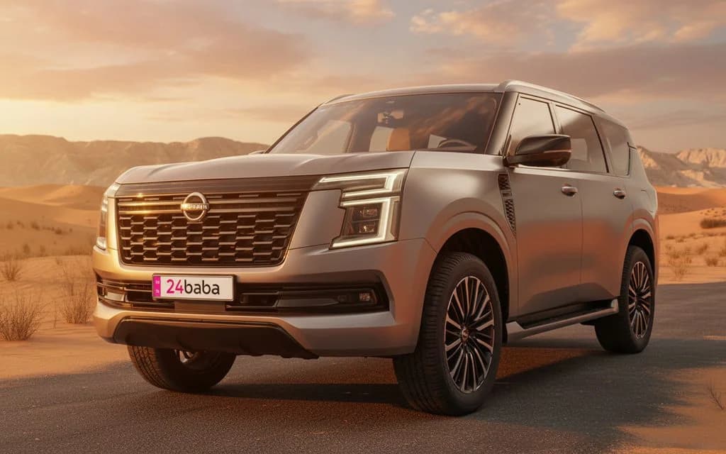 Nissan Patrol 2025 Grey cover image – rental in Dubai