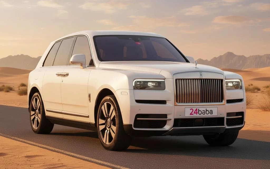 Rent Rolls-Royce Cullinan 2021 White in Dubai