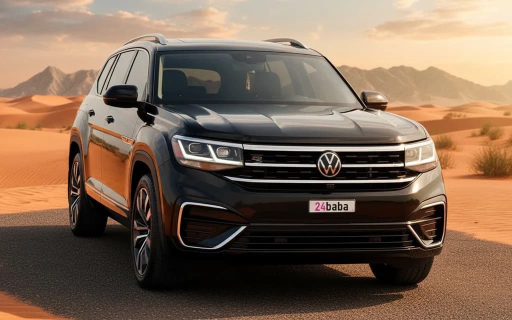 Volkswagen Atlas 2023 Black cover image – rental in Dubai