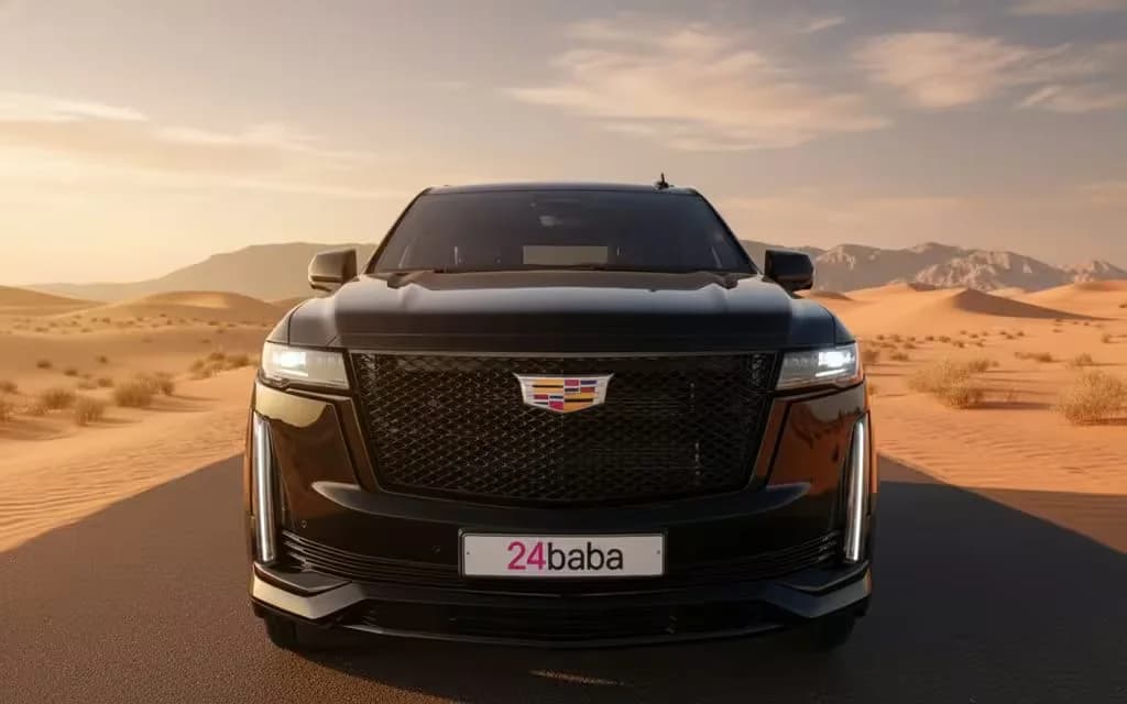 Cadillac Escalade 2022 Black cover image – rental in Dubai
