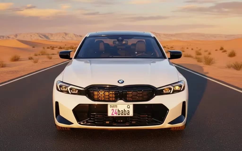 Bmw 330 2023 White cover image – rental in Dubai