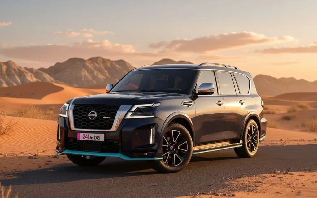 Nissan Patrol 2025 Blue cover image – rental in Dubai