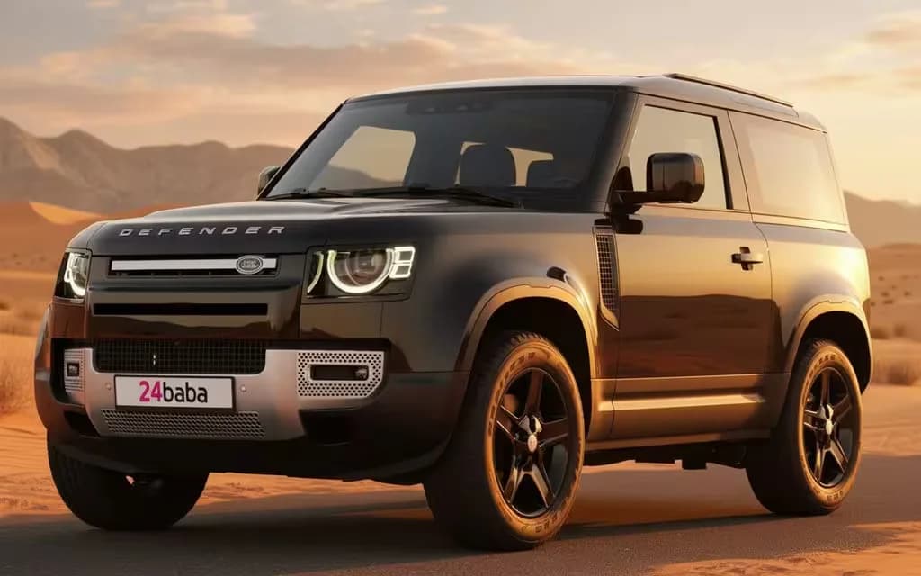 LandRover Defender 2023 Black cover image – rental in Dubai