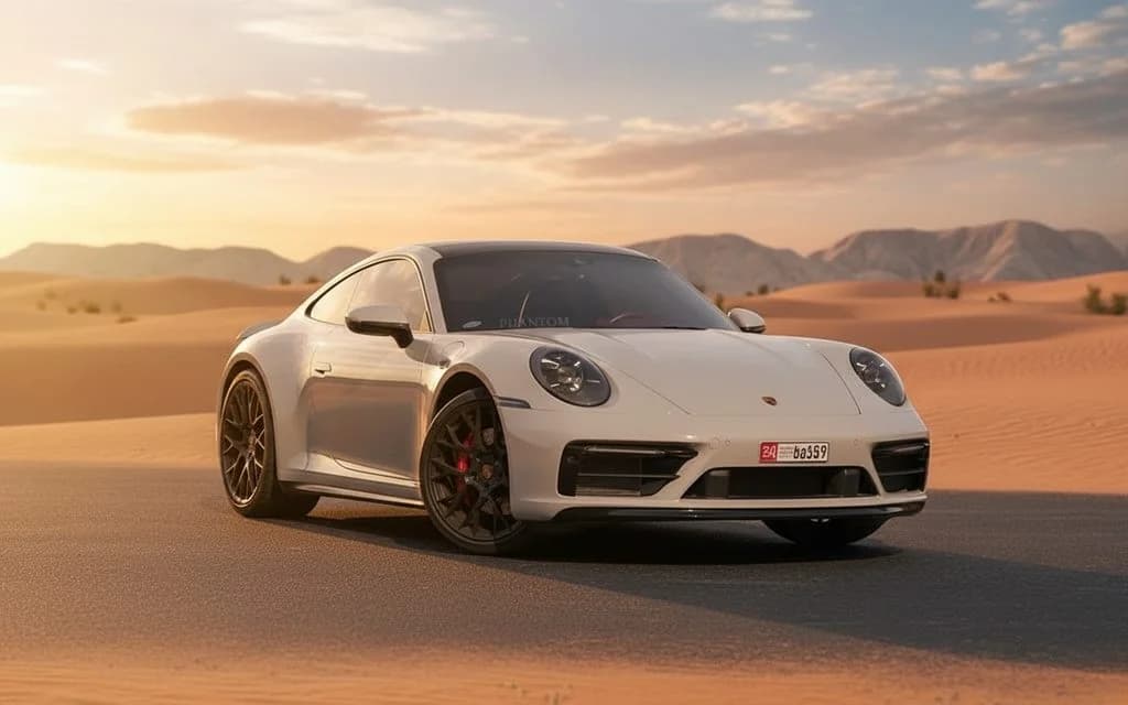 Porsche 911 2022 Grey - rental in Dubai