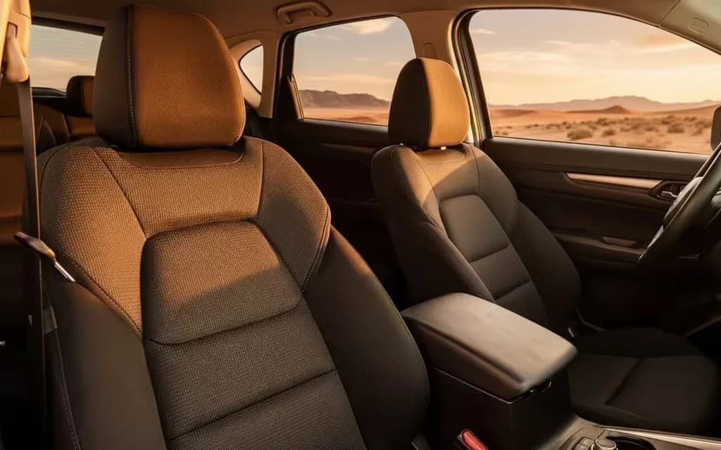Mazda Cx 5 2025 leather seats and cabin – rental in Dubai
