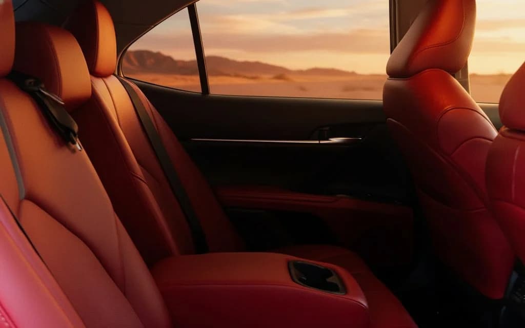 Toyota Camry 2024 leather seats and cabin