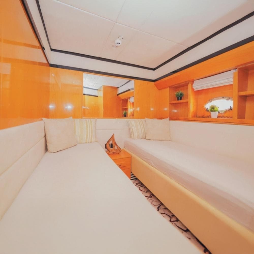 Luxury Pluto 80ft yacht cruising