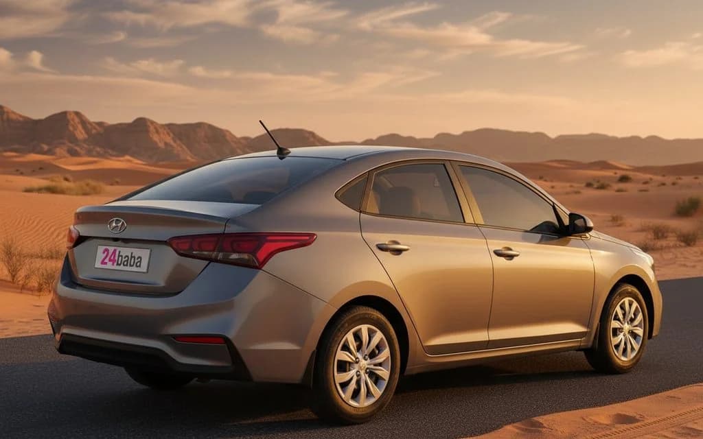 Hyundai Accent 2021 Grey side profile