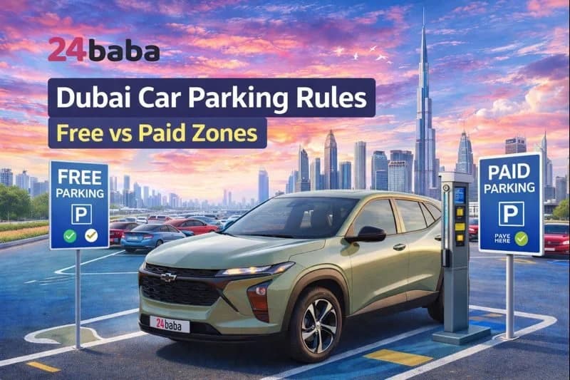 Dubai Car Parking Rules Free vs Paid Zones
