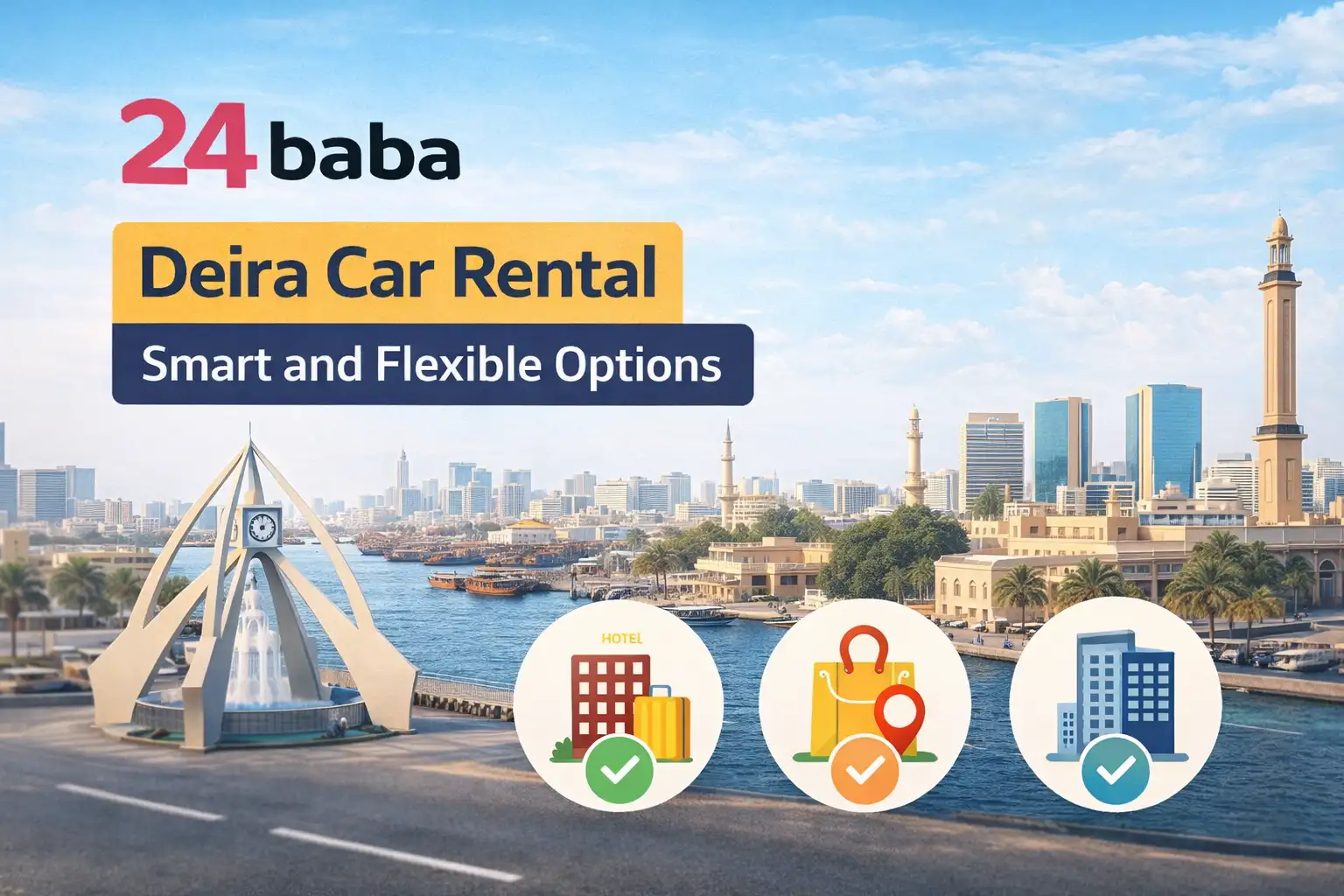 Deira Car Rental with Smart and Flexible Options