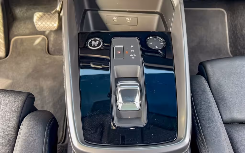 Audi A3 2024 interior view showing trim – rental in Dubai