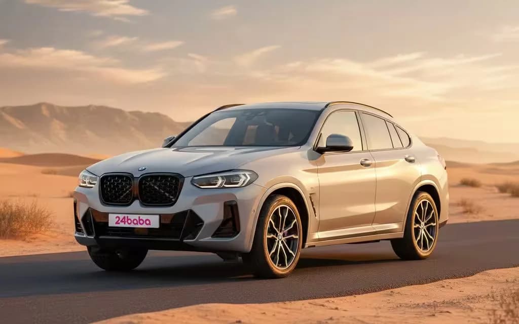 Bmw X4 2024 Grey cover image – rental in Dubai