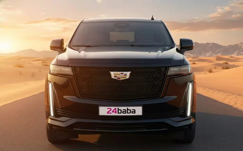 Cadillac Escalade 2023 Black cover image – rental in Dubai