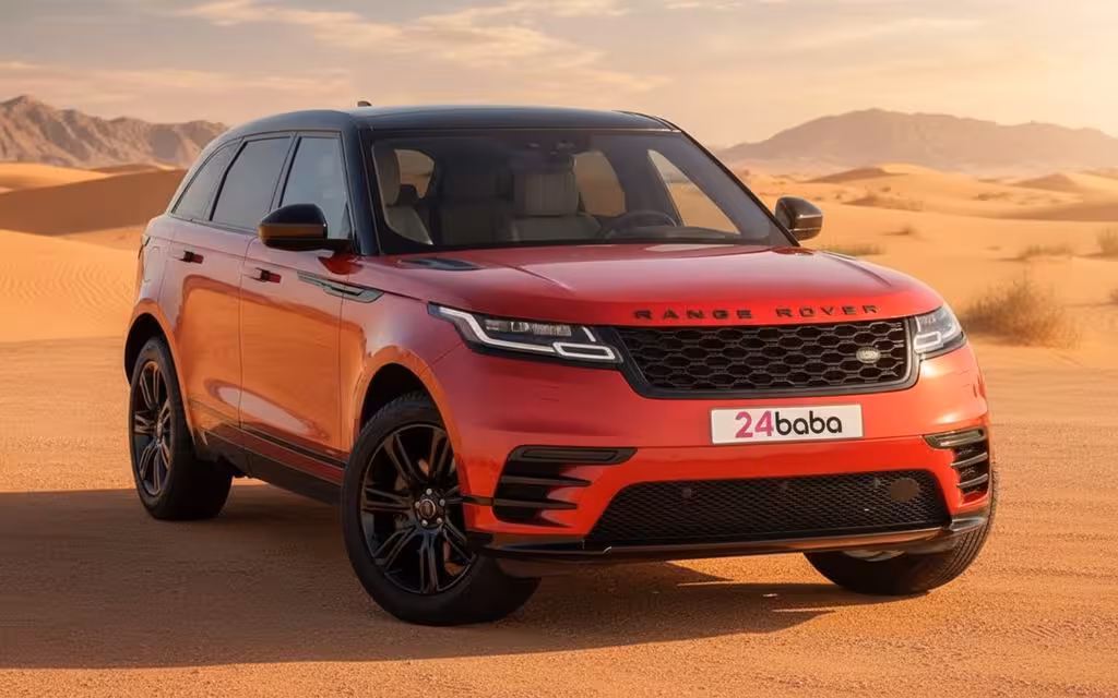 LandRover RangeRoverVelar 2023 Red cover image – rental in Dubai