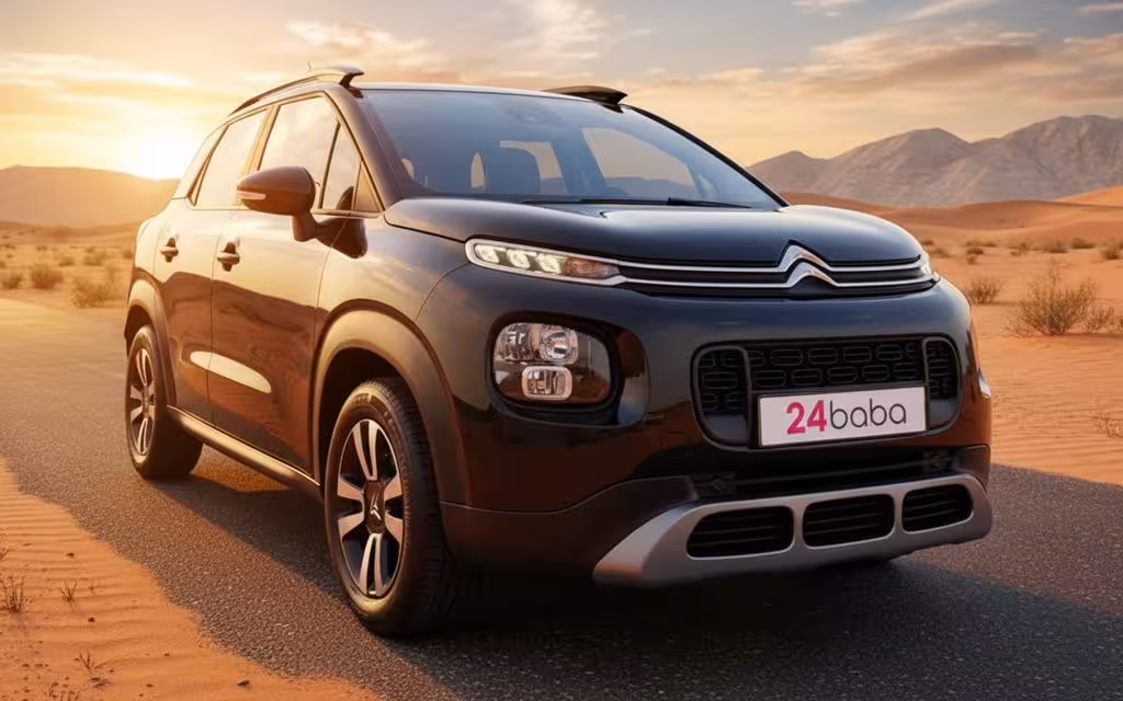 Citroen C3 2022 Black cover image – rental in Dubai