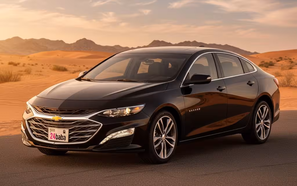 Chevrolet Malibu 2021 Black cover image – rental in Dubai