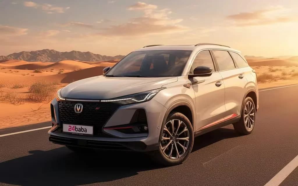 Changan Cs75 2022 Grey cover image – rental in Dubai