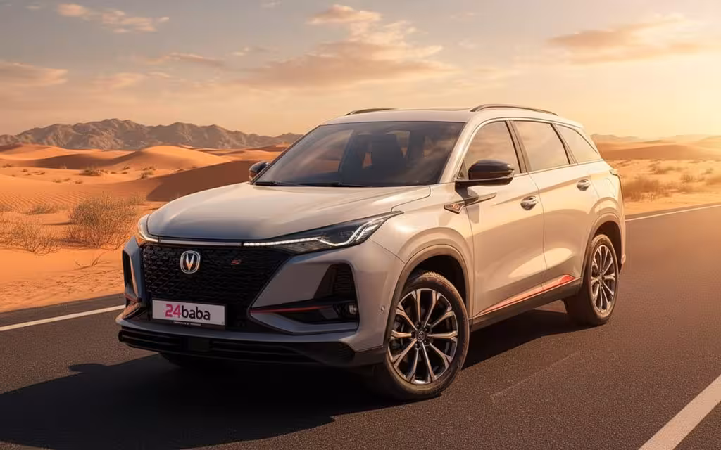 Changan Cs75 2022 Grey cover image – rental in Dubai