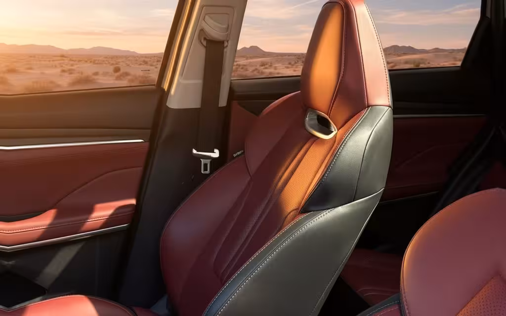 Changan Cs75 2022 interior view showing trim – rental in Dubai