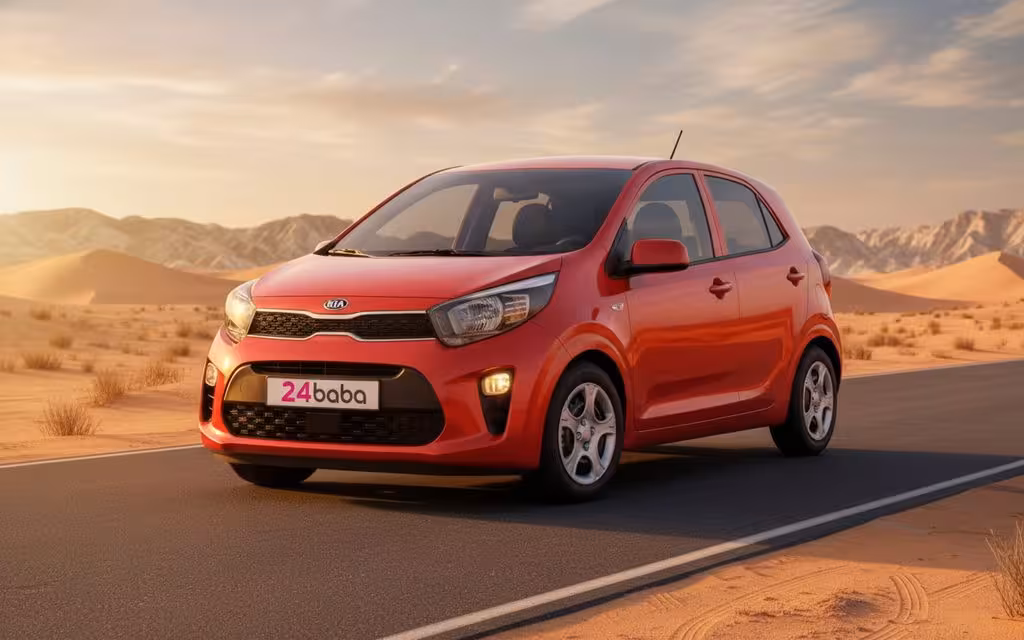 Kia Picanto 2020 Red cover image – rental in Dubai
