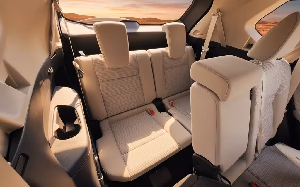 Nissan X Trail 2024 interior view showing trim – rental in Dubai