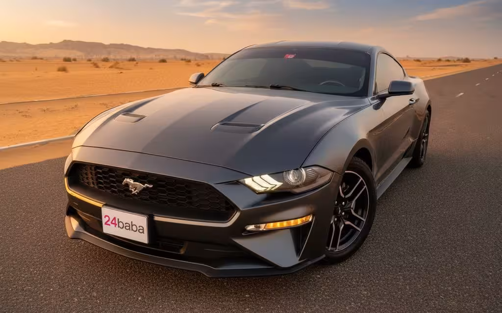 Ford Mustang 2020 Grey cover image – rental in Dubai