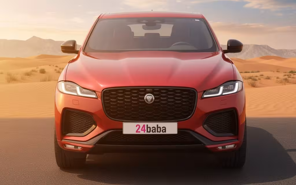 Jaguar F Pace 2025 Red cover image – rental in Dubai