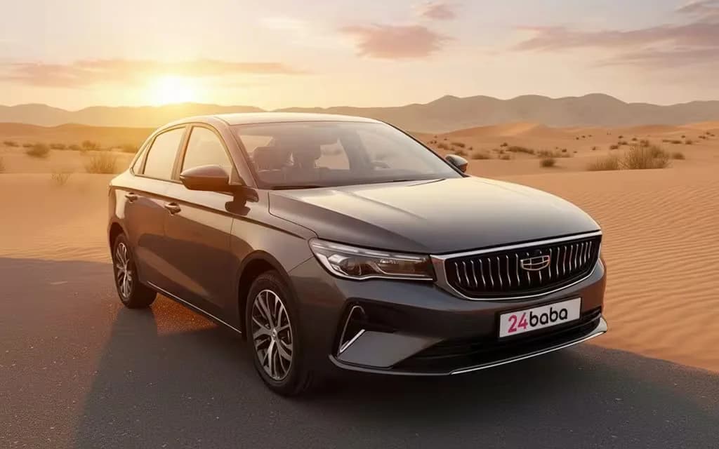 Geely Emgrand 2024 Grey cover image – rental in Dubai