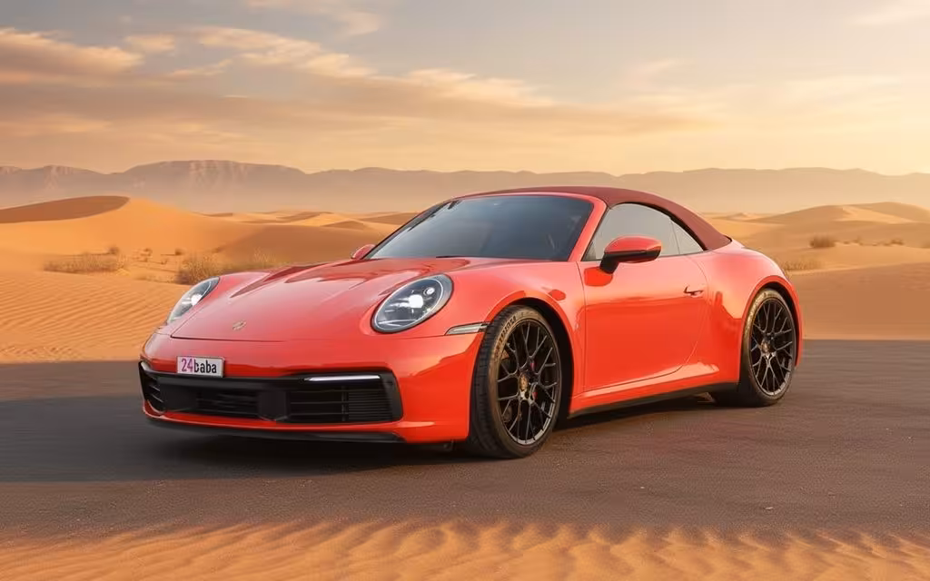 Porsche 911 2022 Red cover image – rental in Dubai