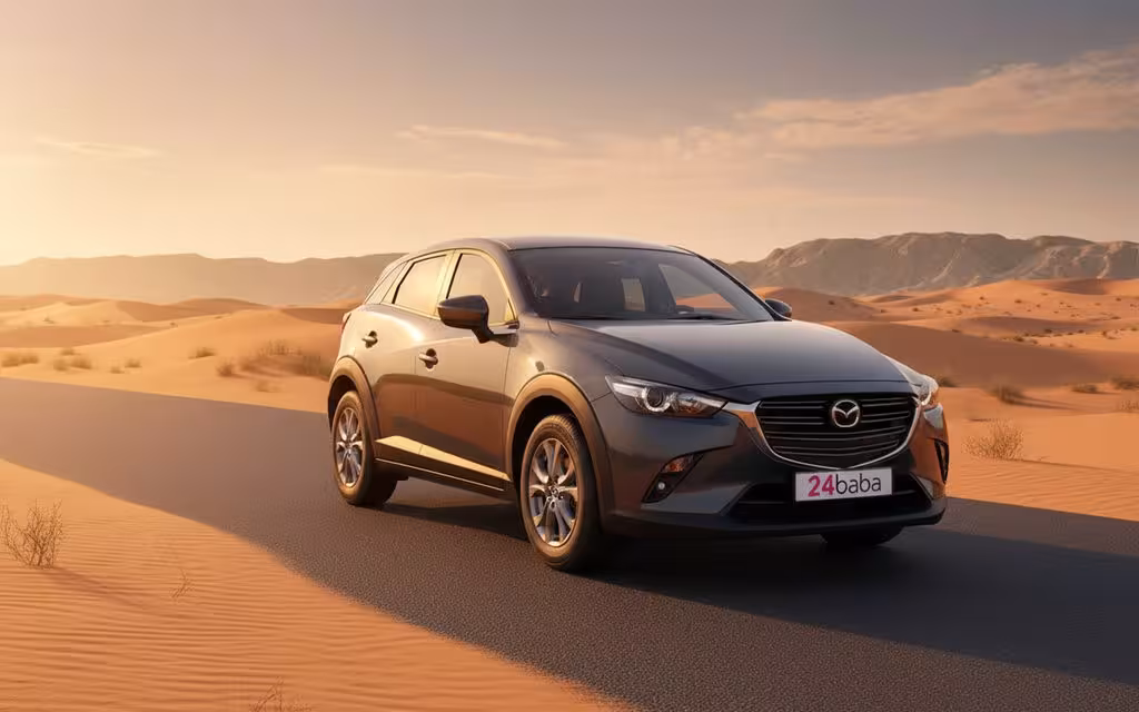 Mazda Cx 3 2025 Grey cover image – rental in Dubai