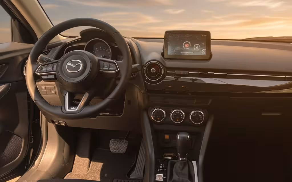 Mazda Cx 3 2025 interior view showing trim – rental in Dubai