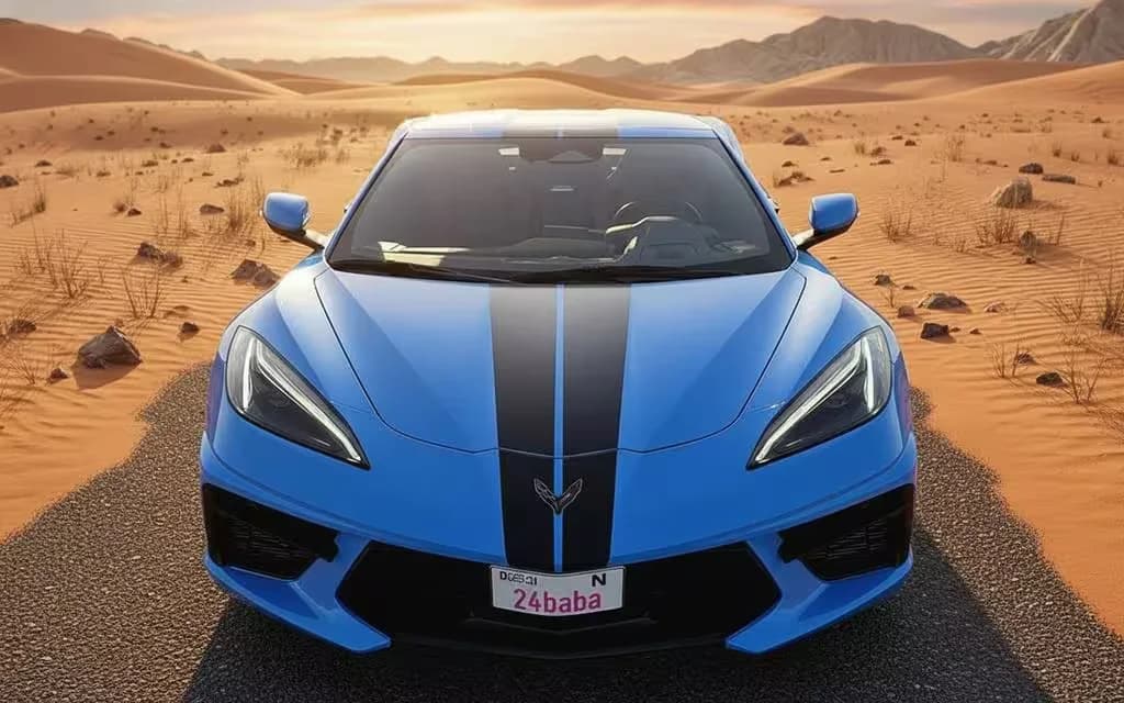 Chevrolet Corvette 2025 Blue cover image – rental in Dubai