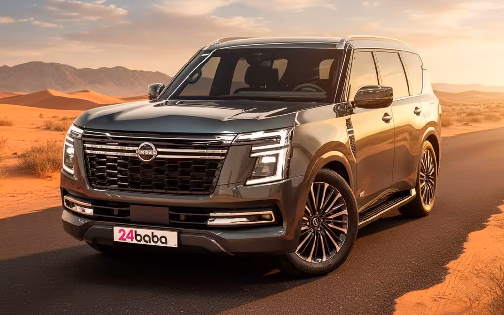 Nissan Patrol 2025 Green cover image – rental in Dubai Nissan Patrol 2025 Green cover image – rental in Dubai