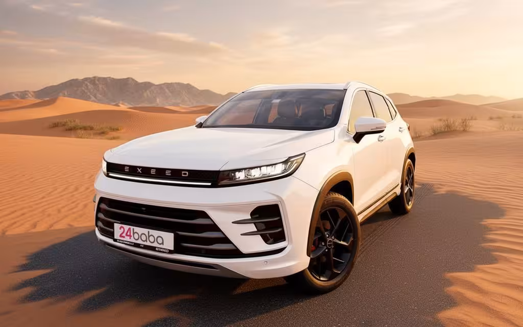 Exeed Lx 2024 White cover image – rental in Dubai