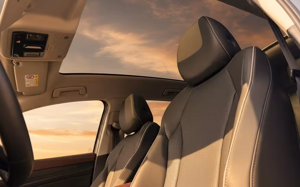 Volkswagen Id6 2021 leather seats and cabin – rental in Dubai